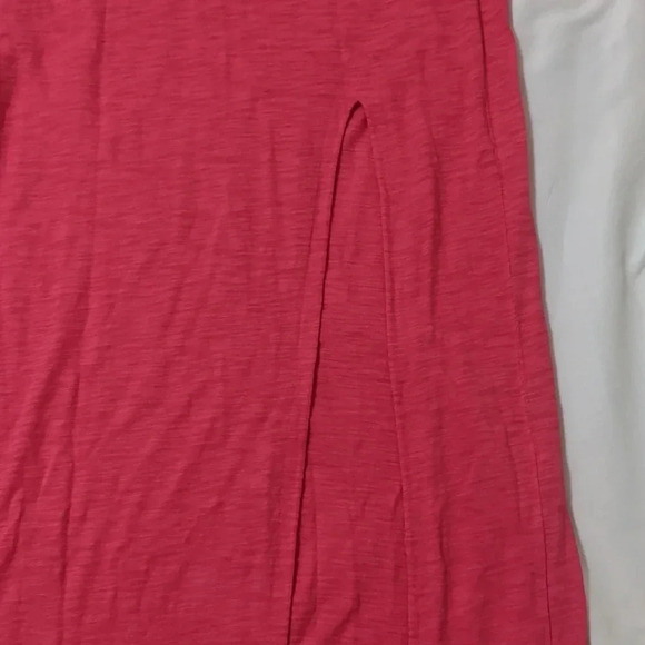 Express Sleeveless Razorback Tank Maxi Dress, Color Pink Size S - Picture 7 of 12